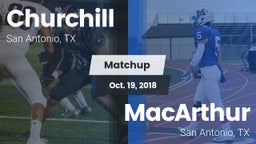 Matchup: Churchill High vs. MacArthur  2018