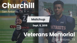 Matchup: Churchill High vs. Veterans Memorial 2019