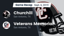 Recap: Churchill  vs. Veterans Memorial 2019