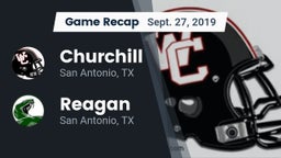 Recap: Churchill  vs. Reagan  2019