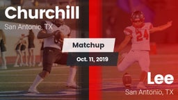 Matchup: Churchill High vs. Lee  2019