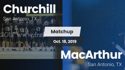 Matchup: Churchill High vs. MacArthur  2019