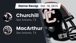Recap: Churchill  vs. MacArthur  2019