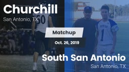 Matchup: Churchill High vs. South San Antonio  2019