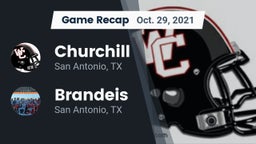 Recap: Churchill  vs. Brandeis  2021