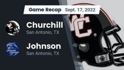 Recap: Churchill  vs. Johnson  2022