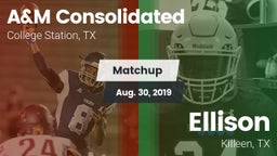Matchup: A&M Consolidated vs. Ellison  2019