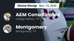 Recap: A&M Consolidated  vs. Montgomery  2020