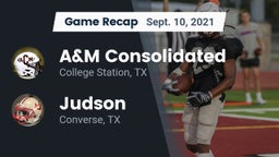 Recap: A&M Consolidated  vs. Judson  2021