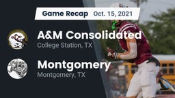 Recap: A&M Consolidated  vs. Montgomery  2021
