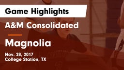 A&M Consolidated  vs Magnolia  Game Highlights - Nov. 28, 2017