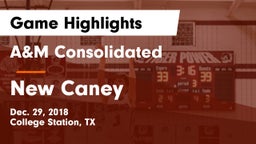 A&M Consolidated  vs New Caney  Game Highlights - Dec. 29, 2018