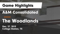 A&M Consolidated  vs The Woodlands  Game Highlights - Dec. 27, 2019