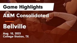 A&M Consolidated  vs Bellville  Game Highlights - Aug. 10, 2023