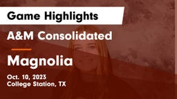 A&M Consolidated  vs Magnolia  Game Highlights - Oct. 10, 2023