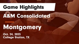 A&M Consolidated  vs Montgomery  Game Highlights - Oct. 24, 2023