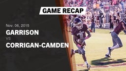 Recap: Garrison  vs. Corrigan-Camden  2015