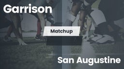 Matchup: Garrison  vs. San Augustine  2016