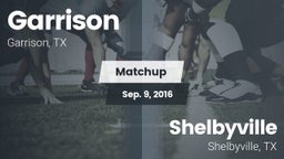 Matchup: Garrison  vs. Shelbyville  2016