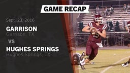 Recap: Garrison  vs. Hughes Springs  2016