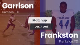 Matchup: Garrison  vs. Frankston  2016