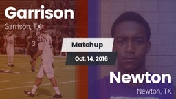 Matchup: Garrison  vs. Newton  2016