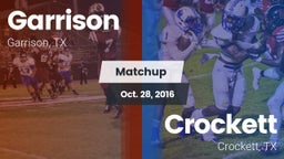 Matchup: Garrison  vs. Crockett  2016
