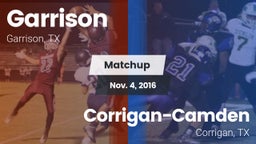 Matchup: Garrison  vs. Corrigan-Camden  2016
