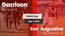 Matchup: Garrison  vs. San Augustine  2017