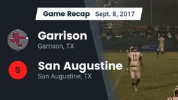 Recap: Garrison  vs. San Augustine  2017