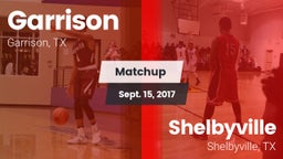 Matchup: Garrison  vs. Shelbyville  2017