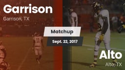 Matchup: Garrison  vs. Alto  2017