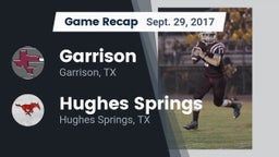 Recap: Garrison  vs. Hughes Springs  2017
