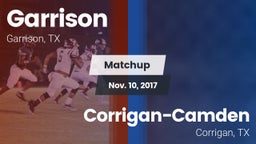 Matchup: Garrison  vs. Corrigan-Camden  2017