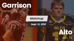 Matchup: Garrison  vs. Alto  2018