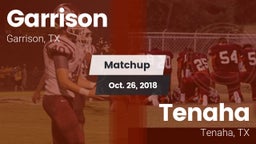 Matchup: Garrison  vs. Tenaha  2018