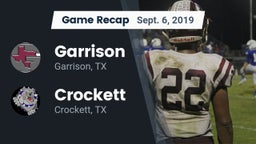 Recap: Garrison  vs. Crockett  2019