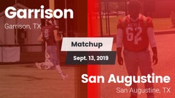 Matchup: Garrison  vs. San Augustine  2019
