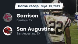 Recap: Garrison  vs. San Augustine  2019