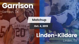 Matchup: Garrison  vs. Linden-Kildare  2019