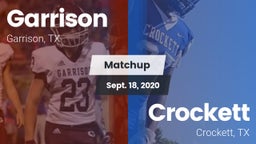 Matchup: Garrison  vs. Crockett  2020