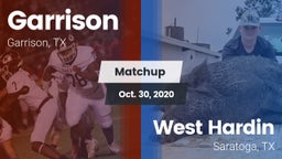 Matchup: Garrison  vs. West Hardin  2020