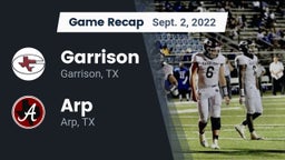 Recap: Garrison  vs. Arp  2022