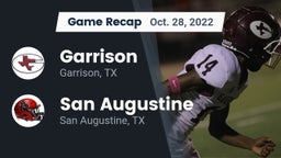 Recap: Garrison  vs. San Augustine  2022