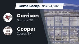 Recap: Garrison  vs. Cooper  2023