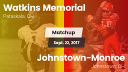 Matchup: Watkins Memorial vs. Johnstown-Monroe  2017