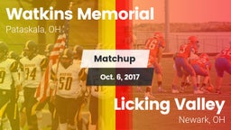 Matchup: Watkins Memorial vs. Licking Valley  2017