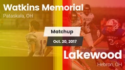 Matchup: Watkins Memorial vs. Lakewood  2017