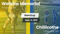 Matchup: Watkins Memorial vs. Chillicothe  2019