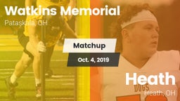 Matchup: Watkins Memorial vs. Heath  2019